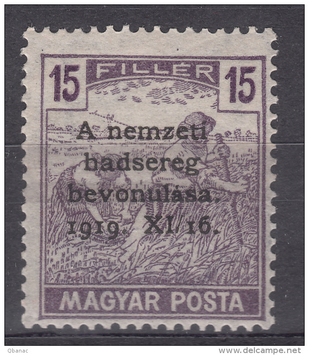 Hungary 1919 Mi#288 With Socmis Mark On Back, Mint Never Hinged - Unused Stamps