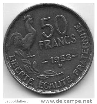 50 Francs 1953 B - Autres & Non Classés