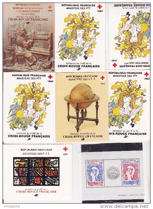 FRANCE  CARNETS CROIX ROUGE ET BLOCS NEUFS **  TB - Collections