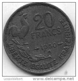 20 Francs 1950 B - Autres & Non Classés