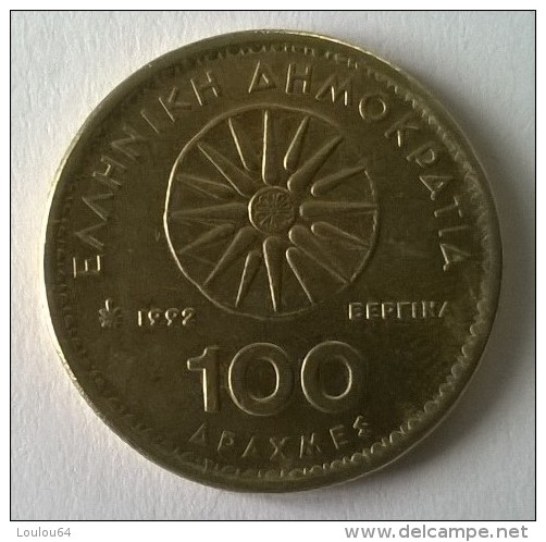 Monnaies - Grèce - 100 Drachmes 1992 - Superbe - - Grèce