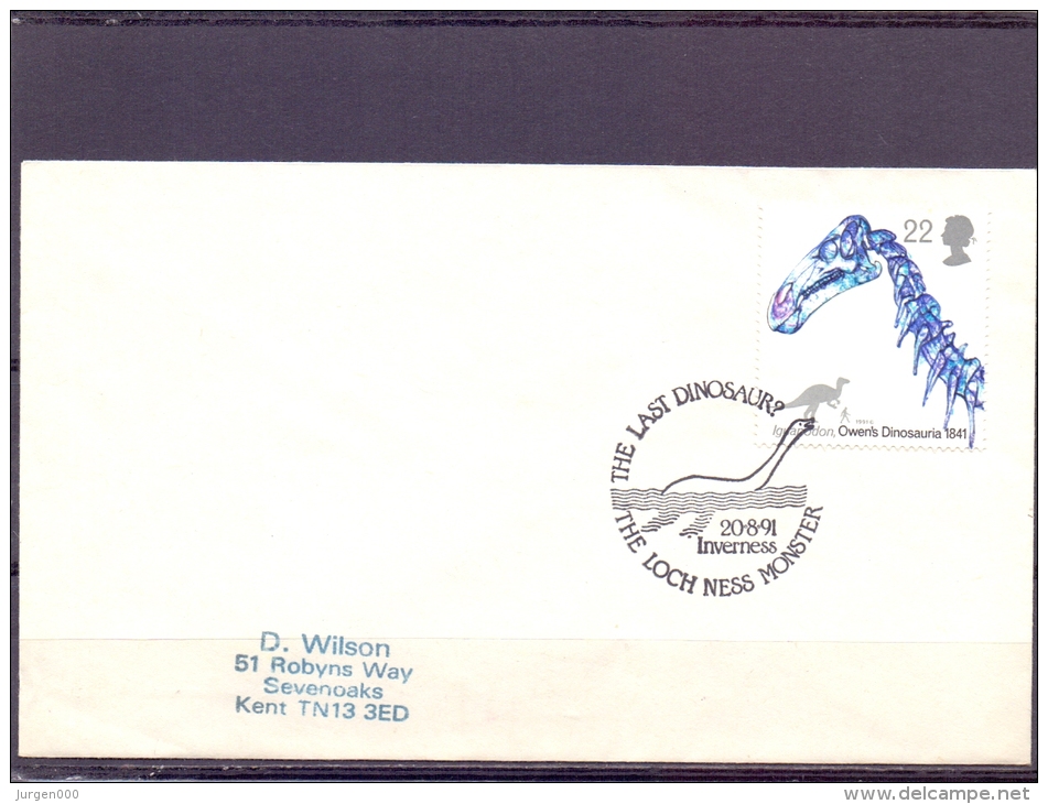 Great Britain - The Last Dinosaur ? - The Lochness Monster - Inverness 20/8/91   (RM10183) - Préhistoriques