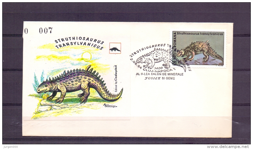 Posta Romana - Struthiosaurus Transylvanicus - Cluj Napoca 2/6/94  (RM10252) - Vor- U. Frühgeschichte