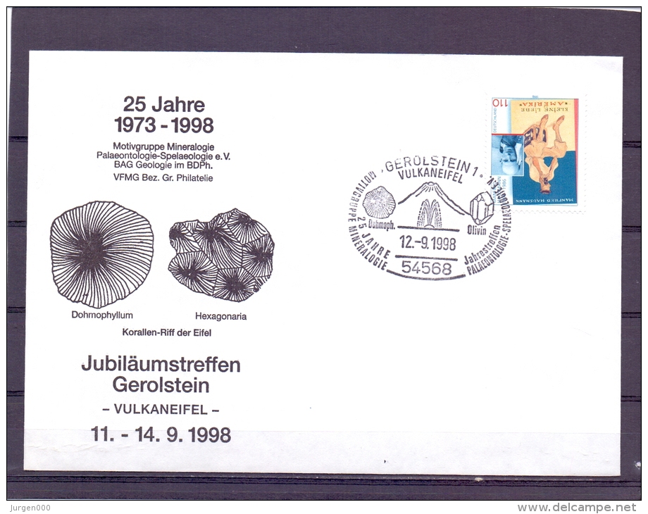 Deutschland - 25 Jahre Motigruppe  Palaeontologie - Mineralogie - Gerolstein 12/9/1998  (RM10565) - Fossili