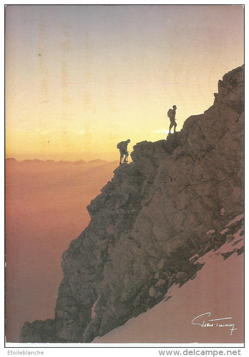 Ardeur D'un Soir / Escalade En Montagne, Cordée / Photo Pierre Tairraz / Voyagé 2004 Timbre - Escalada