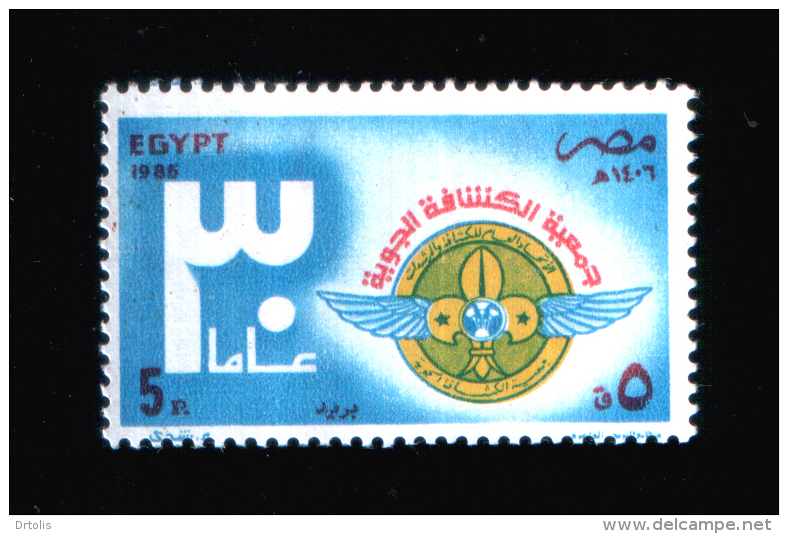 EGYPT / 1985 / SCOUTS / AIR SCOUTS / AIR SCOUTS ASSOOC. / MNH / VF - Unused Stamps