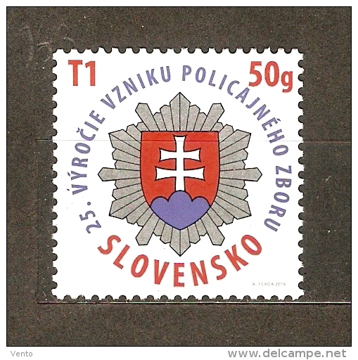 Slovakia 2016 Pofis 604 ** Police - Neufs