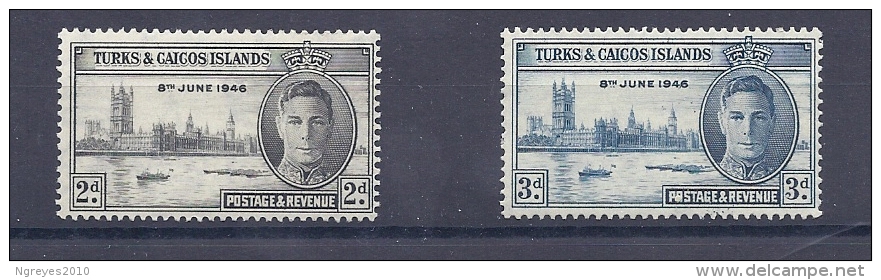 150025065  TURKS  AND  CAICOS  YVERT  Nº    132/3   **/MNH - Turks & Caicos (I. Turques Et Caïques)