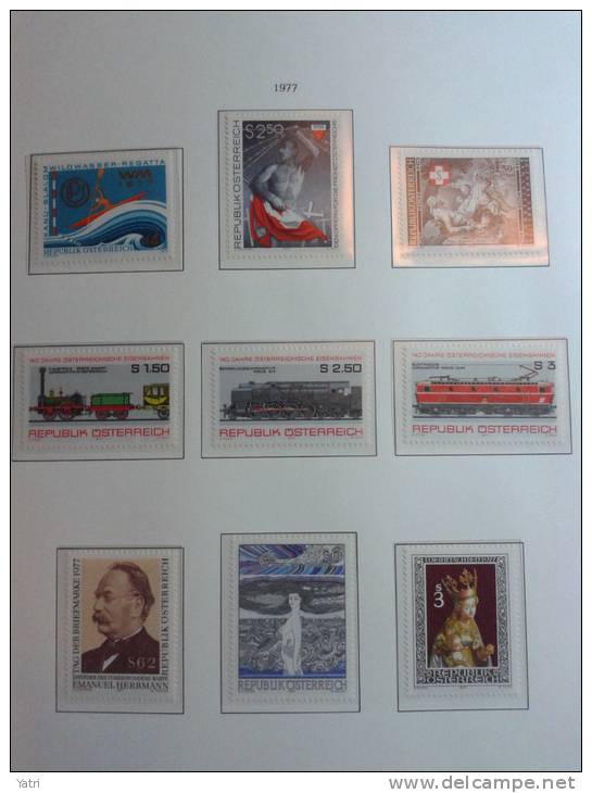 Austria 1977 Annata Completa / Complete Year Set **/MNH VF - Años Completos