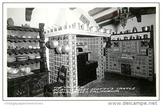 188337-California, Death Valley, RPPC, Kitchen Interior, Frashers Photo - Death Valley