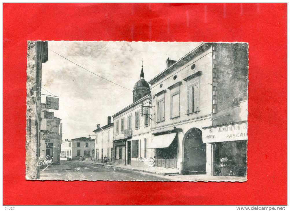 PREIGNAC  / ARDT LANGON  1950  RUE PRINCIPALE   CIRC OUI EDIT - Autres & Non Classés