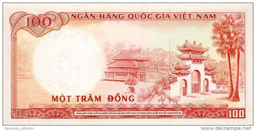 Vietnam, South - Vietnam, Pick 19 B, 100 Dong, 1966  ! - Vietnam