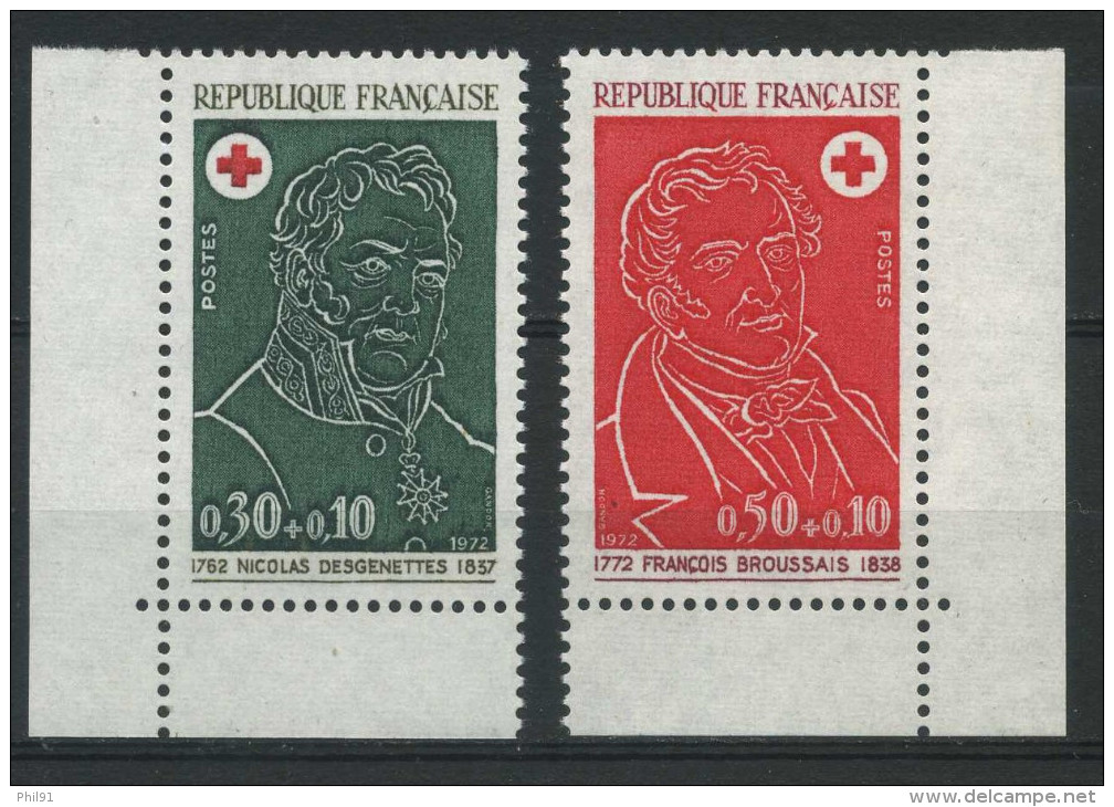 FRANCE   Croix Rouge 1972   N° Y&T  1735 Et 1736  ** - Nuovi