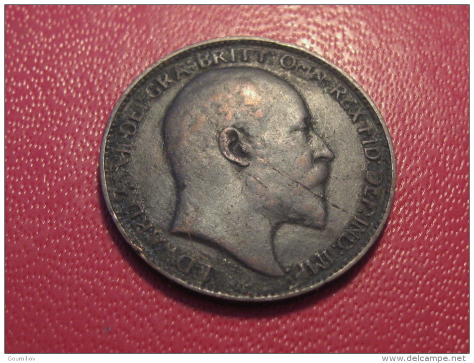 Grande-Bretagne - UK - Farthing 1902 Edward VII 3844 - B. 1 Farthing