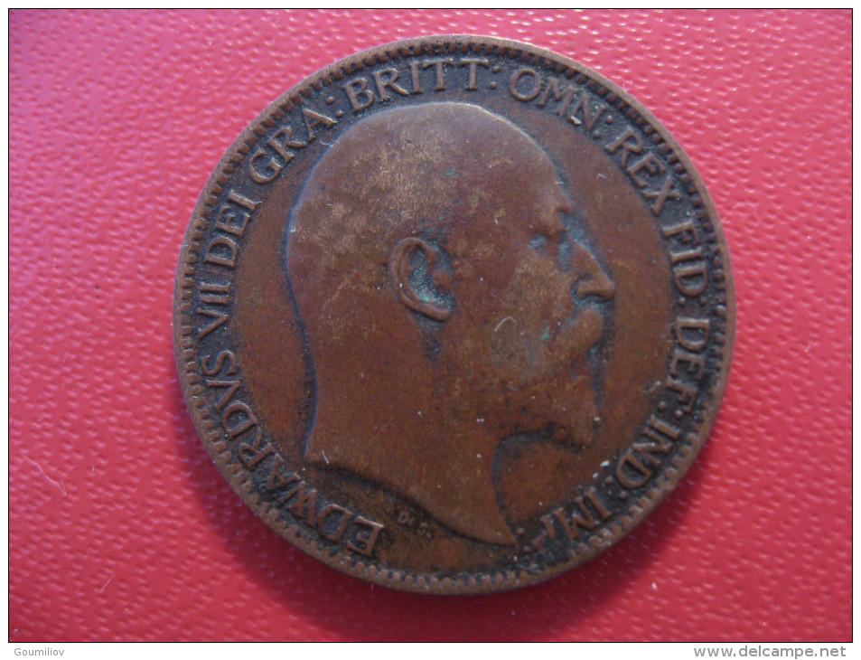 Grande-Bretagne - UK - Farthing 1906 Edward VII 3834 - B. 1 Farthing