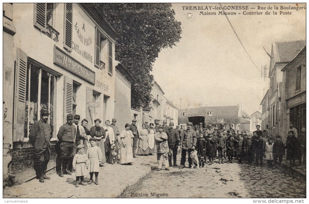 93- TREMBLAY LES GONESSE - Rue De La Boulangerie - Maison MIGNON - Courrier De La Poste. - Tremblay En France