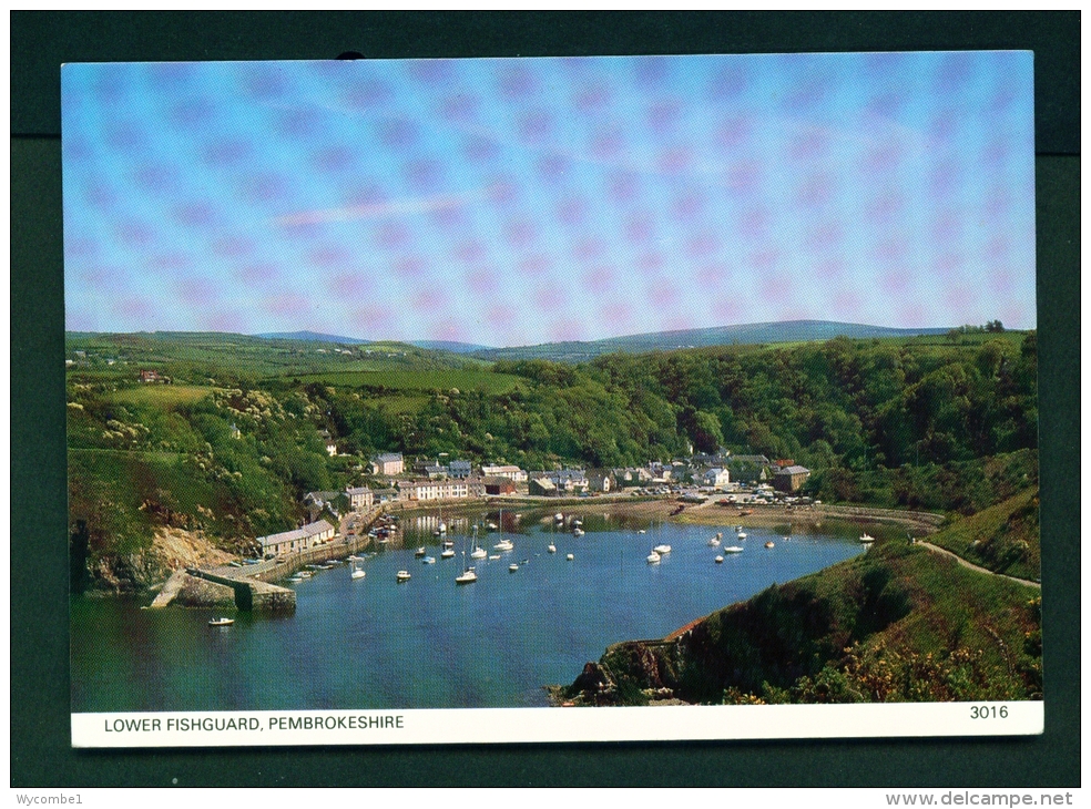 WALES  -  Lower Fishguard  Used Postcard As Scans - Pembrokeshire