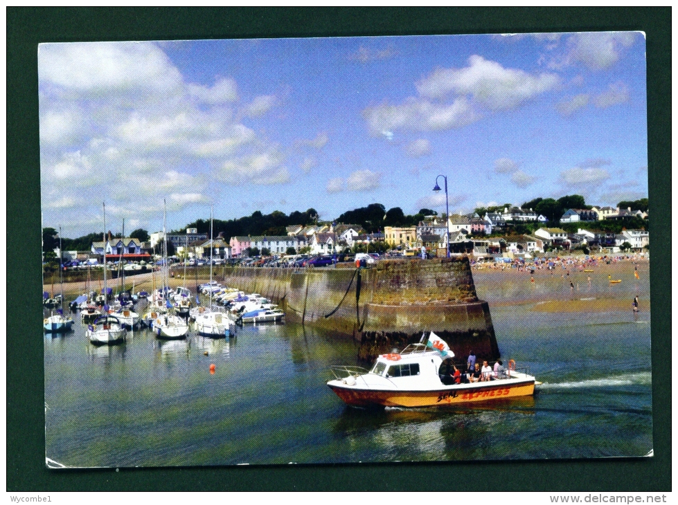 WALES  -  Saundersfoot Harbour  Used Postcard As Scans - Pembrokeshire