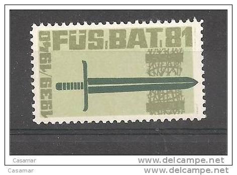 FUS BAT 81 1939-40 Sword - Vignettes