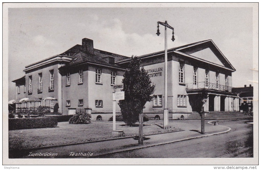 Carte Postale, Festhalle, Zweibrücken - Zweibruecken