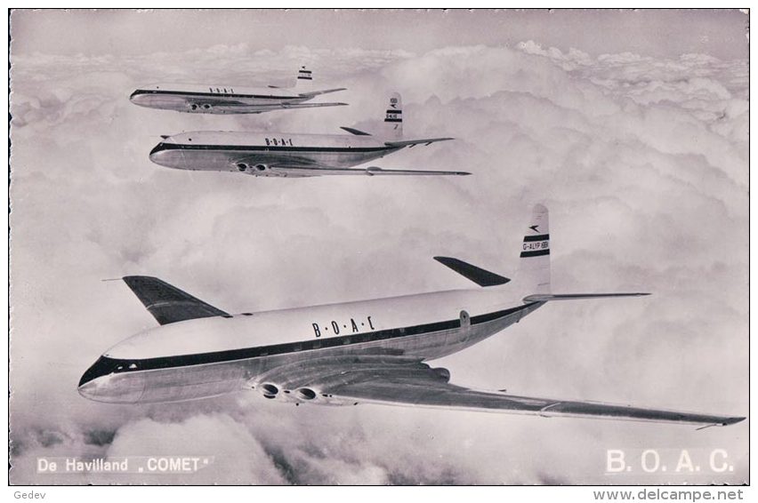 Aviation, Avion De Havilland "COMET"  De BOAC (7675) - 1946-....: Moderne