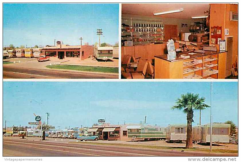 246825-Arizona, Phoenix, Ranch Trailer Sales, Multi-View, Mobile Home Sales & Camping Trailers, Dexter Press No 24162-B - Phönix