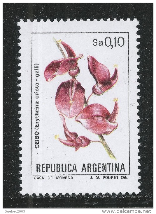 Argentina 1983. Scott #1430 (MNH) Flower, Erythrina Crista-galli - Neufs