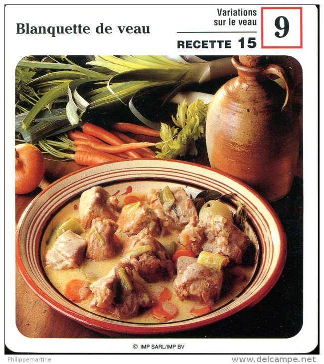 Blanquette De Veau - Ricette Culinarie