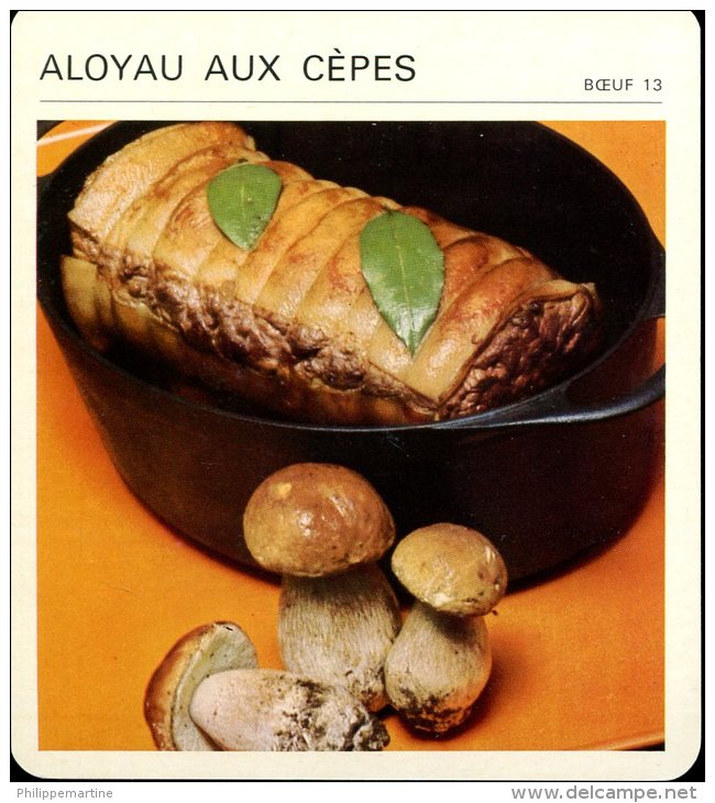 Aloyau Aux Cèpes - Recepten