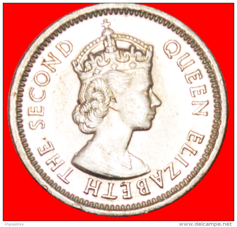 &#9733;SHIP: BRITISH CARIBBEAN TERRITORIES &#9733; 10 CENTS 1965 MINT LUSTER! LOW START&#9733;NO RESERVE!!! - Britse Caribische Gebieden