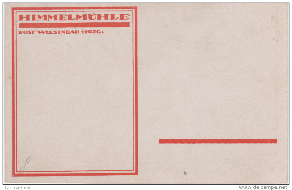 Litho Werbekarte AK Schokoladenwerk Himmelmühle Fabrik Bei Wiesenbad Wolkenstein Zschopau Annaberg Marienberg Wiesa - Wolkenstein