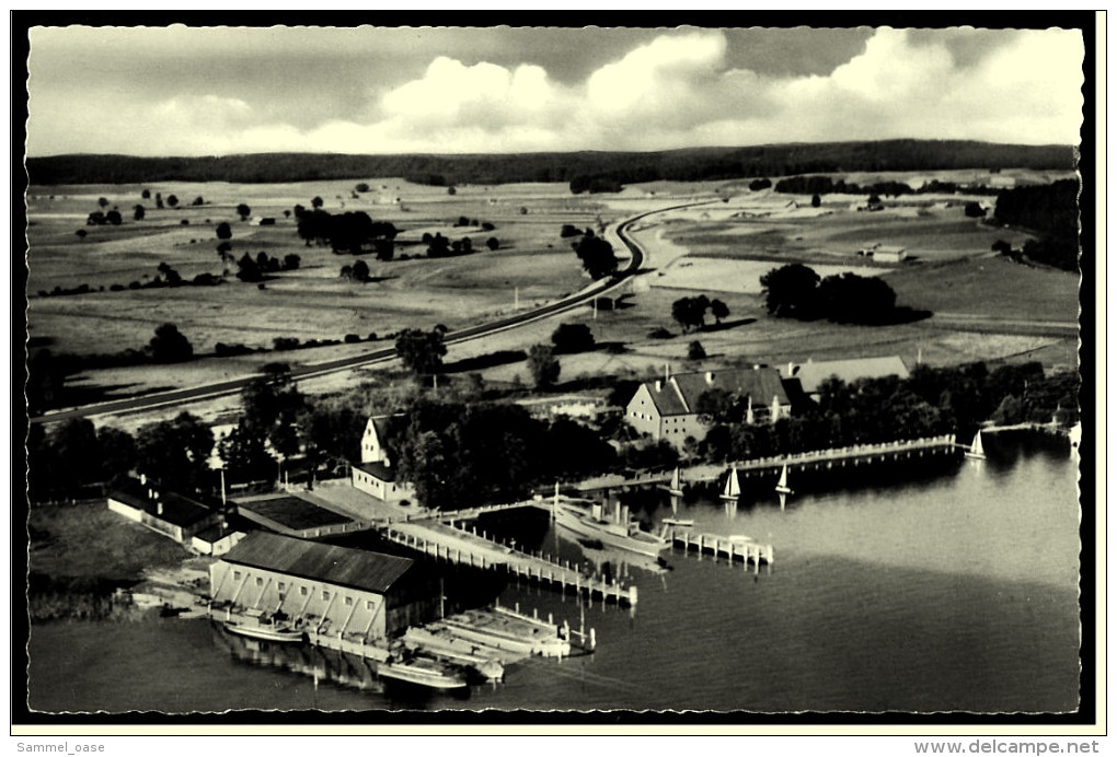 Stegen / Ammersee  -  Hafen Ammersee-Flotte  -  Ansichtskarte Ca. 1960   (5578) - Herrsching