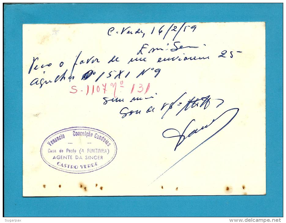 CONHEÇA A SUA HISTÓRIA - N.&ordm; 57 - Reconquista De Angola - Carimbo: Castro Verde - INTEIRO POSTAL STATIONERY - Entiers Postaux