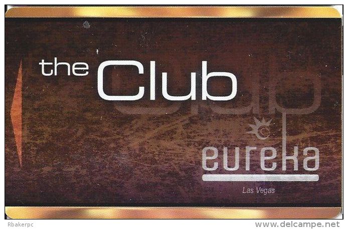 Eureka Casino Las Vegas NV 1st Issue Slot Card With DULL FRONT - Casino Cards