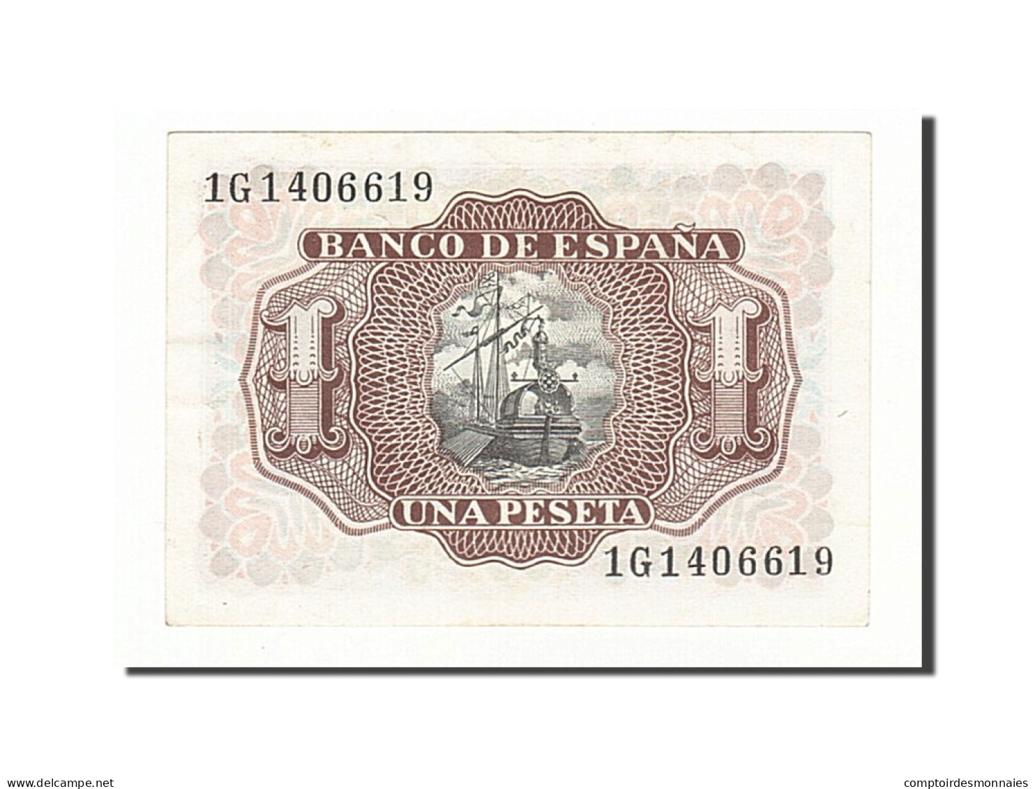 Billet, Espagne, 1 Peseta, 1953, 1953-07-22, KM:144a, SUP - 1-2 Peseten