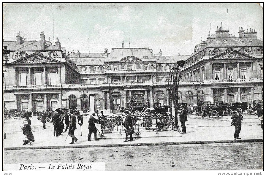 Paris - Le Palais Royal - Carte A.B. Colorisée (ciel) - Andere Monumenten, Gebouwen