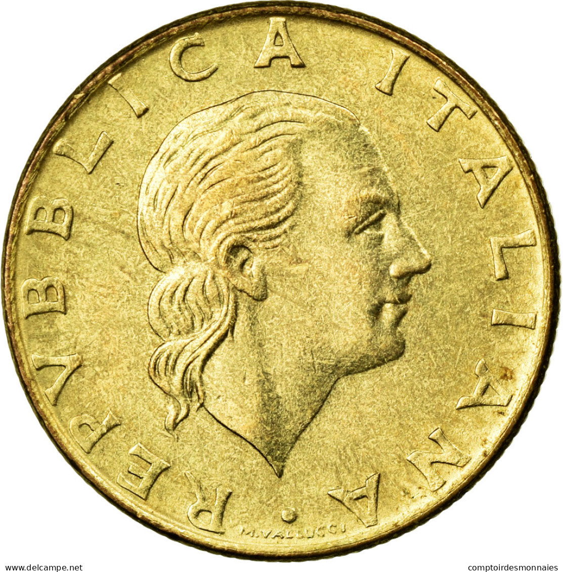 Monnaie, Italie, 200 Lire, 1977, Rome, SUP, Aluminum-Bronze, KM:105 - 200 Liras