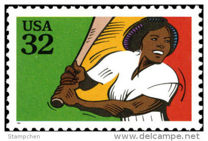 1995 USA Recreational Sport Stamp-Softball C#2962 - Baseball
