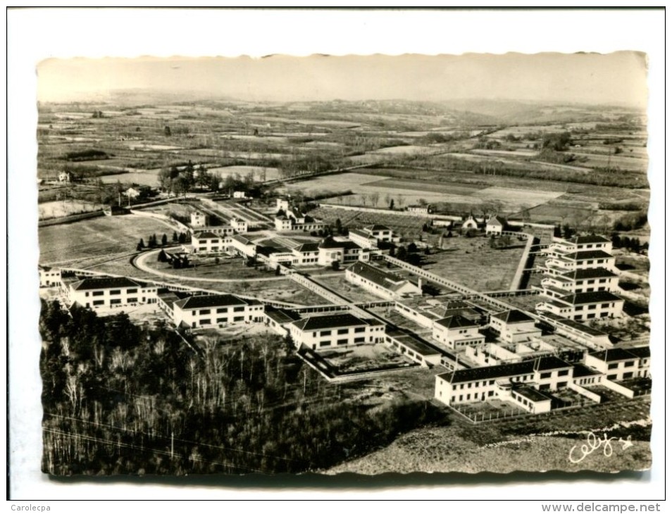 CP - LANNEMEZAN (65) VUE AERIENNE SUR L HOPITAL PSYCHIATRIQUE - Lannemezan