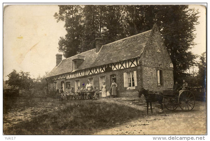 76 FONTAINE LE DUN CARTE PHOTO HOPITAL MILITAIRE - Fontaine Le Dun