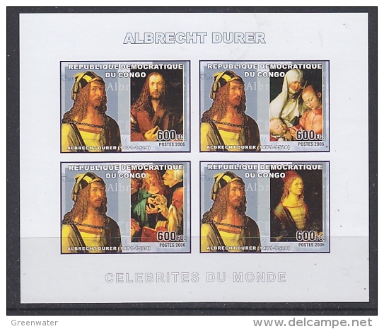 Congo 2006 Albrecht Dürer / Painter M/s IMPERFORATED ** Mnh (27005F) - Ongebruikt