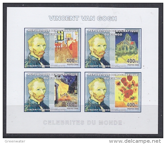 Congo 2006 Vincent Van Gogh / Painter M/s IMPERFORATED ** Mnh (27005M) - Ongebruikt