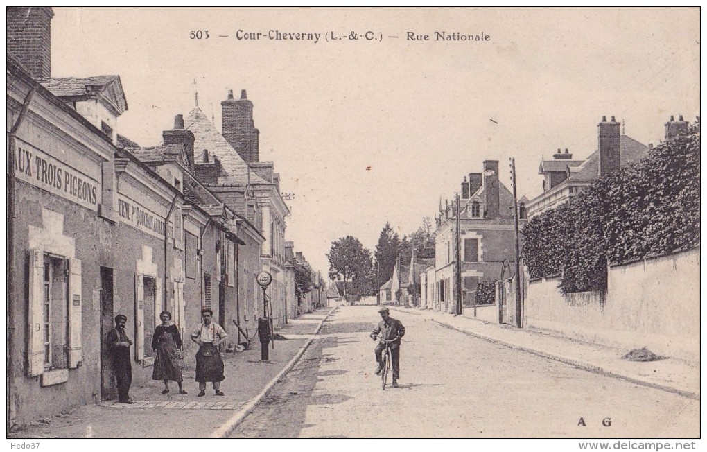 Cour-Cheverny - Rue Nationale - Autres & Non Classés