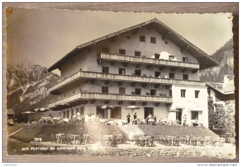 AUTRICHE.PERTISAU.STRAND HOTEL.CPSM PHOTO VERITABLE.CIRCULE 1956.TBE. - Pertisau