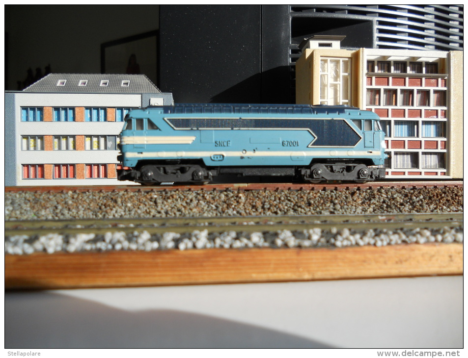 Scala N - LIMA SNCF LOCO DIESEL Bo Bo  #  67001 - N SPUR - N GAUGE - - Locomotives