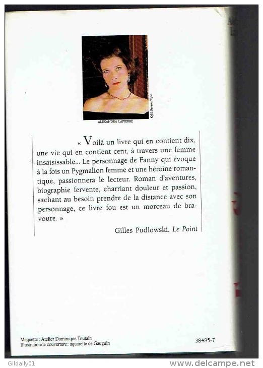 FANNY STEVENSON. Entre Passion Et Liberté.   Alexandra LAPIERRE.  1994. - Románticas