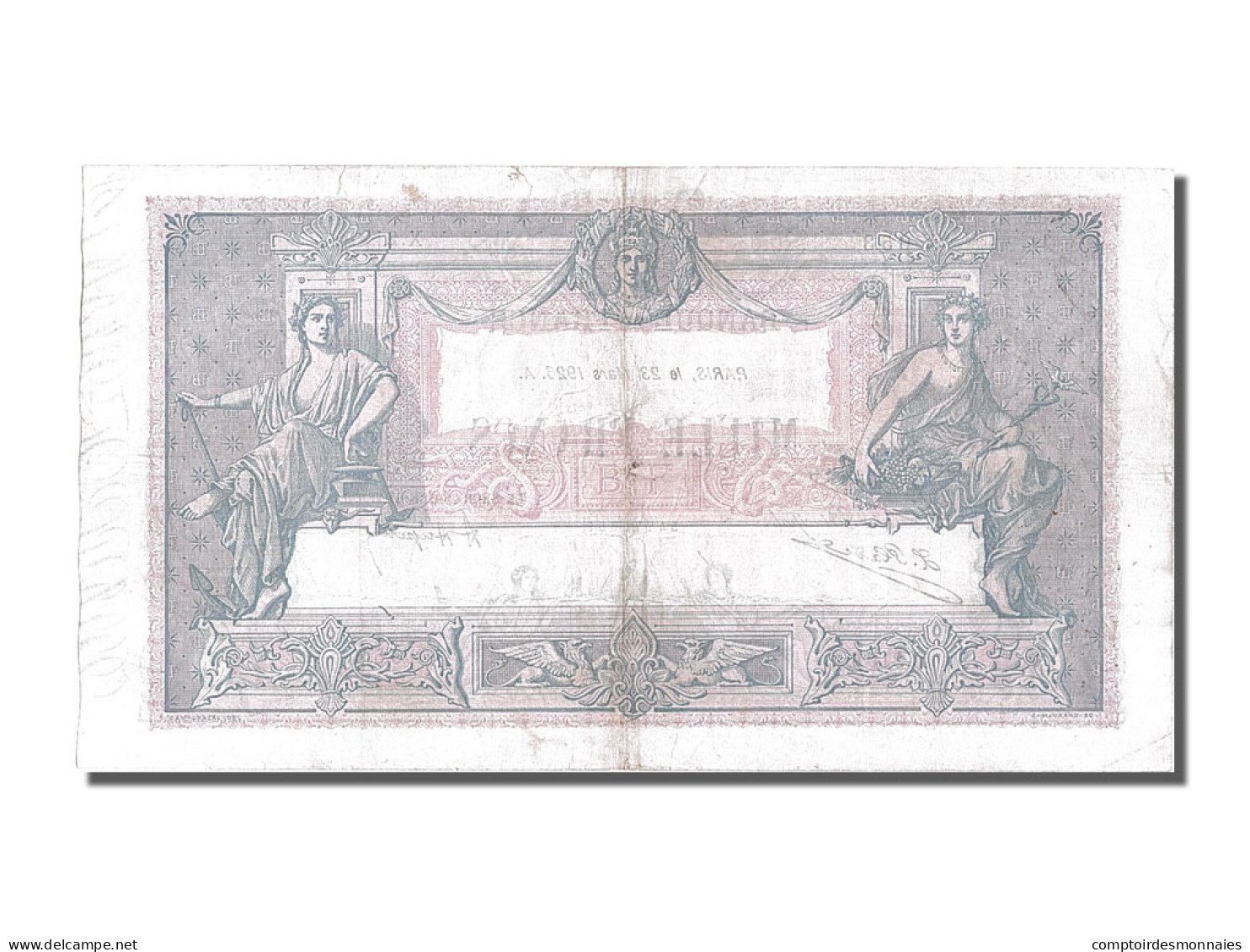 Billet, France, 1000 Francs, 1 000 F 1889-1926 ''Bleu Et Rose'', 1926 - 1 000 F 1889-1926 ''Bleu Et Rose''