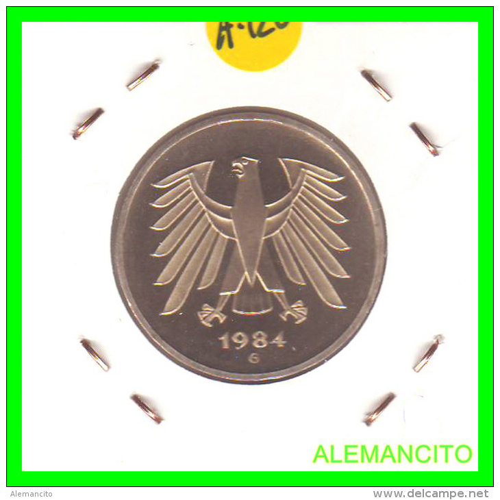 ALEMANIA FEDERAL  MONEDA DE 5 DM  1975-2001 - 5 Marcos