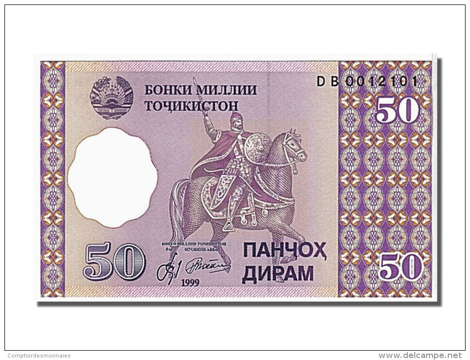 Tadjikistan, 50 Diram Type 1999 - Tadjikistan