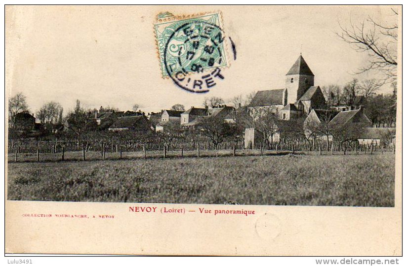 CPA - NEVOY (45) - Aspect De La Ville En 1900 - Other & Unclassified